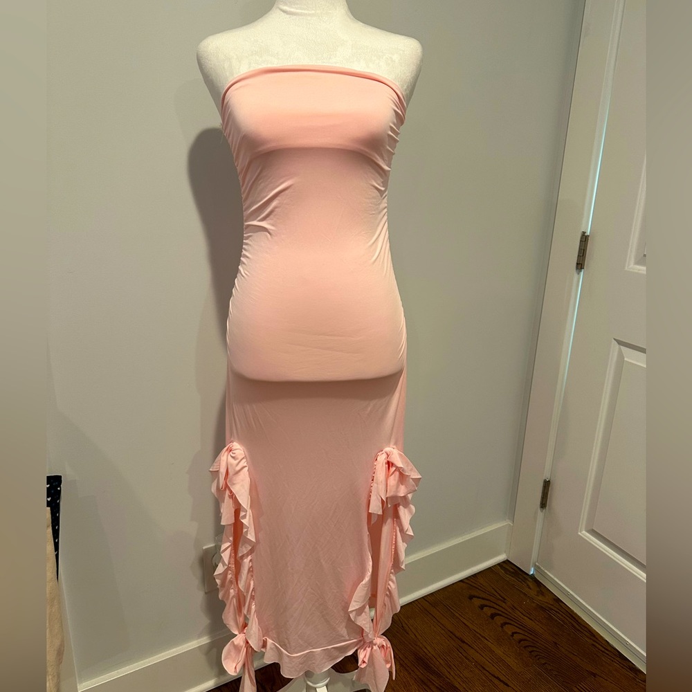Other Body fit soft spandex off shoulder dress